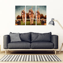 Load image into Gallery viewer, Bloodhound Dog Print-5 Piece Framed Canvas- Free Shipping