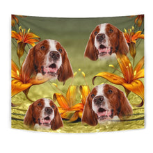 Load image into Gallery viewer, Amazing Irish Red and White Setter Print Tapestry-Free Shipping