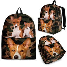 Load image into Gallery viewer, Basenji Dog Print Backpack-Express Shipping