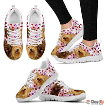 Load image into Gallery viewer, Berger Picard Dog (White/Black) Running Shoes For Women-Free Shipping
