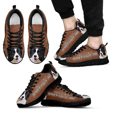 Load image into Gallery viewer, &#39;Proud To Be A Border Collie Dad&#39; Running Shoes-Father&#39;s Day Special