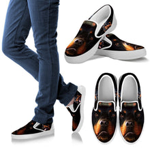 Load image into Gallery viewer, Amazing Rottweiler Print Slip Ons For Women-Free Shipping