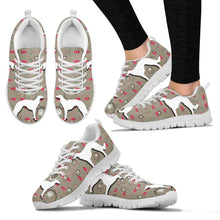 Load image into Gallery viewer, Borzoi Dog Print Christmas Running Shoes For Women-Free Shipping