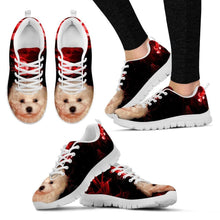 Load image into Gallery viewer, Bolognese Puppy Print Running Shoe For Women- Free Shipping