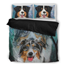 Load image into Gallery viewer, Amazing Australian Shepherd Print Bedding Set- Free Shipping