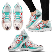 Load image into Gallery viewer, American Eskimo With With Rose Print Running Shoe For Women-Free Shipping- For 24 Hours Only