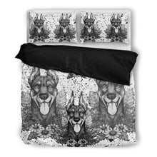 Load image into Gallery viewer, Amazing Doberman Pinscher Print Bedding Set- Free Shipping