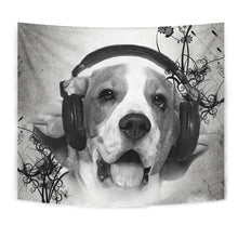 Load image into Gallery viewer, Beagle With Headphones Print Tapestry-Free Shipping