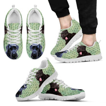 Load image into Gallery viewer, Black Russian Terrier Print- (Black/White) Running Shoes For Men-Express Shipping
