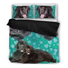 Load image into Gallery viewer, Amazing Newfoundland Print Bedding Set- Free Shipping