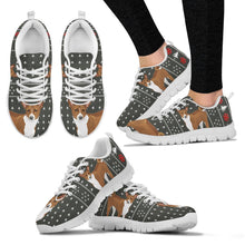 Load image into Gallery viewer, Basenji Dog Print Christmas Running Shoes For Women-Free Shipping