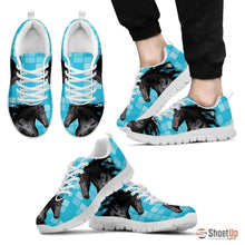 Load image into Gallery viewer, Andalusian Horse Print (Black/White) Running Shoes For Men-Free Shipping Limited Edition