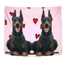Load image into Gallery viewer, Amazing Doberman Pinscher Print Tapestry-Free Shipping