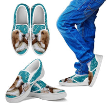 Load image into Gallery viewer, Basset Hound Print-Slip Ons For Kids-Express Shipping