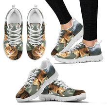Load image into Gallery viewer, American Bobtail Cat (Halloween) Print-Running Shoes For Women/Kids-Free Shipping