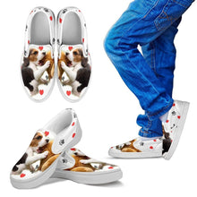 Load image into Gallery viewer, Beagle Print-Slip Ons For Kids-Express Shipping