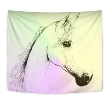 Load image into Gallery viewer, Arabian Horse Print Tapestry-Free Shipping