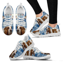 Load image into Gallery viewer, Basset Hound With 3D Blocks Print Running Shoes For Women-Free Shipping