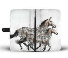 Load image into Gallery viewer, American Quarter Horse Art Print Wallet Case-Free Shipping