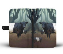 Load image into Gallery viewer, Belted Galloway Cattle (Cow) Print Wallet Case-Free Shipping
