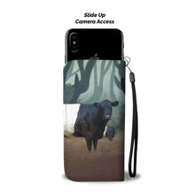 Load image into Gallery viewer, Belted Galloway Cattle (Cow) Print Wallet Case-Free Shipping