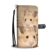 Load image into Gallery viewer, Amazing Golden Hamster Print Wallet Case-Free Shipping
