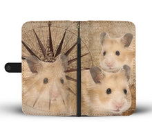 Load image into Gallery viewer, Amazing Golden Hamster Print Wallet Case-Free Shipping