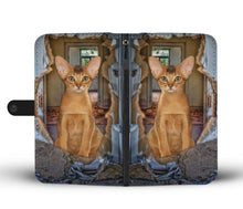 Load image into Gallery viewer, Abyssinian Cat 3D Print Wallet Case-Free Shippingg