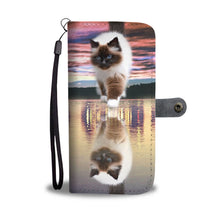 Load image into Gallery viewer, Amazing Walking Himalayan Cat Print Wallet Case-Free Shipping