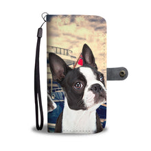 Load image into Gallery viewer, Amazing Boston Terrier Print Wallet Case-Free Shipping