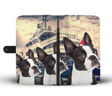 Load image into Gallery viewer, Amazing Boston Terrier Print Wallet Case-Free Shipping