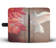 Load image into Gallery viewer, Amazing Dove Bird Print Wallet Case-Free Shipping