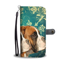 Load image into Gallery viewer, Amazing Boxer Dog Print Wallet Case-Free Shipping