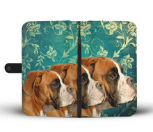 Load image into Gallery viewer, Amazing Boxer Dog Print Wallet Case-Free Shipping