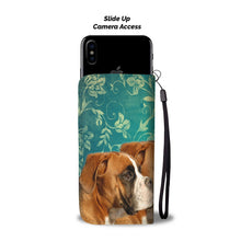 Load image into Gallery viewer, Amazing Boxer Dog Print Wallet Case-Free Shipping