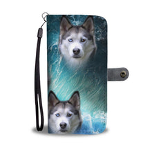 Load image into Gallery viewer, Amazing Siberian Husky Wallet Case- Free Shipping