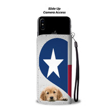 Load image into Gallery viewer, Amazing Golden Retriever heart Print Wallet Case-Free Shipping-TX State