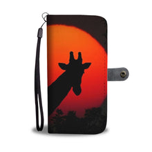 Load image into Gallery viewer, Amazing Giraffe Shadow Print Wallet Case-Free Shipping