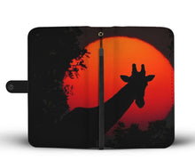 Load image into Gallery viewer, Amazing Giraffe Shadow Print Wallet Case-Free Shipping