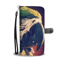 Load image into Gallery viewer, Blue And Yellow Macaw Parrot Vector Art Print Wallet Case-Free Shipping