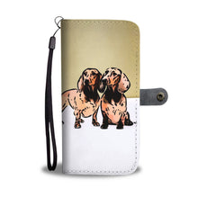Load image into Gallery viewer, Amazing Dachshund Dog Print Wallet Case-Free Shipping