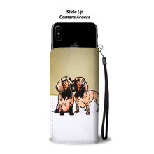 Load image into Gallery viewer, Amazing Dachshund Dog Print Wallet Case-Free Shipping