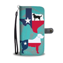 Load image into Gallery viewer, Amazing Golden Retriever Dog From TX Print Wallet Case-Free Shipping-TX State