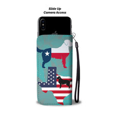 Load image into Gallery viewer, Amazing Golden Retriever Dog From TX Print Wallet Case-Free Shipping-TX State