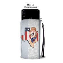 Load image into Gallery viewer, Amazing Golden Retriever Print Wallet Case-Free Shipping-TX State