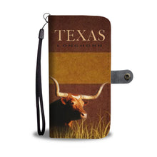 Load image into Gallery viewer, Amazing Texas Longhorn Cattle (Cow) Print Wallet Case-Free Shipping
