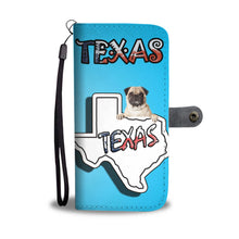 Load image into Gallery viewer, Amazing Pug Dog Print Wallet Case-Free Shipping-TX State