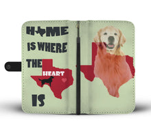 Load image into Gallery viewer, Amazing Golden Retriever Dog Love Print Wallet Case-Free Shipping-TX State