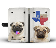 Load image into Gallery viewer, Amazing Pug Dog Print Wallet Case-Free Shipping-TX State