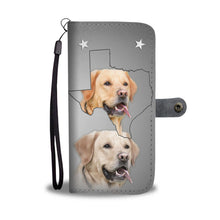 Load image into Gallery viewer, Amazing Labrador Retriever Print Wallet Case- Free Shipping-TX State